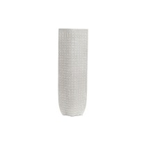 Vase DKD Home Decor 20 x 12 x 58 cm Blanc Résine Moderne