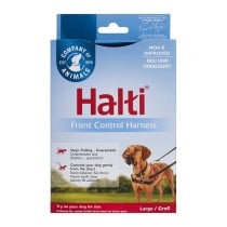 Harnais pour Chien Company of Animals Halti Noir/Rouge L (80-120 cm)