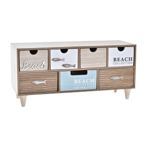 Box-Schmuckkästchen DKD Home Decor 40 x 16 x 19 cm Holz Braun türkis