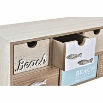 Box-Schmuckkästchen DKD Home Decor 40 x 16 x 19 cm Holz Braun türkis