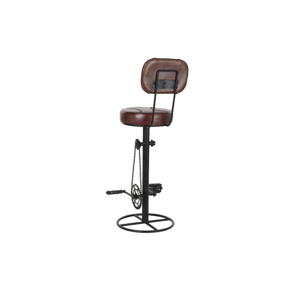 Tabouret DKD Home Decor 45 x 46 x 118 cm Noir Métal Marron