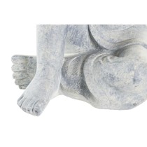 Deko-Figur DKD Home Decor Grau Hellgrau Buddha Orientalisch 18 x 14 x 23 cm