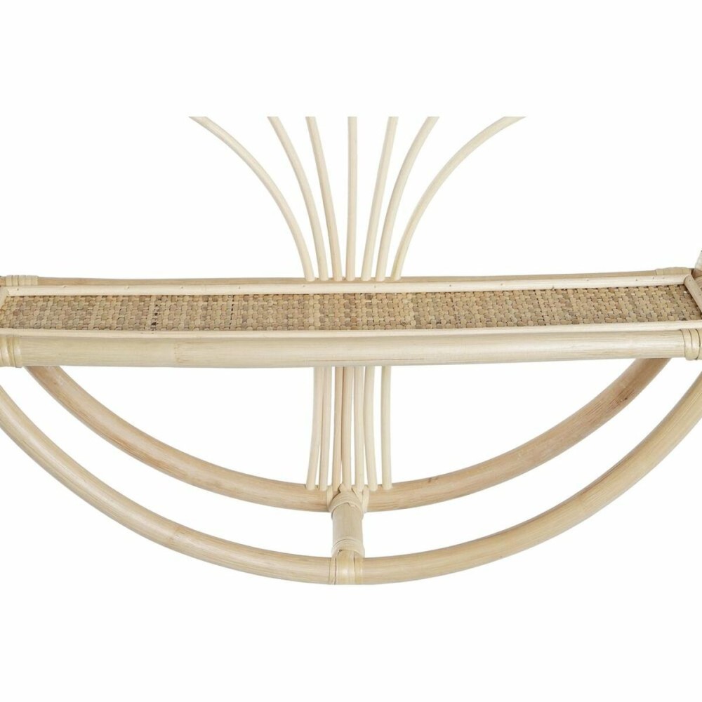 Shelves DKD Home Decor Wall Natural Rattan 2 Shelves (60 x 14 x 60 cm)