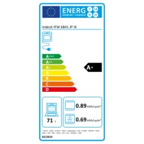 Four à pyrolyse Indesit IFW6841JPIX 3300W 71 L