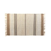 Tapis DKD Home Decor Marron Polyester Coton (117 x 198 x 0,7 cm)