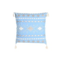 Cushion DKD Home Decor Blue White 60 x 20 x 60 cm