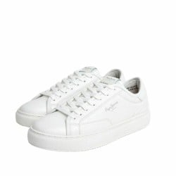 Chaussures de sport pour femme Pepe Jeans Adams Snaky Blanc