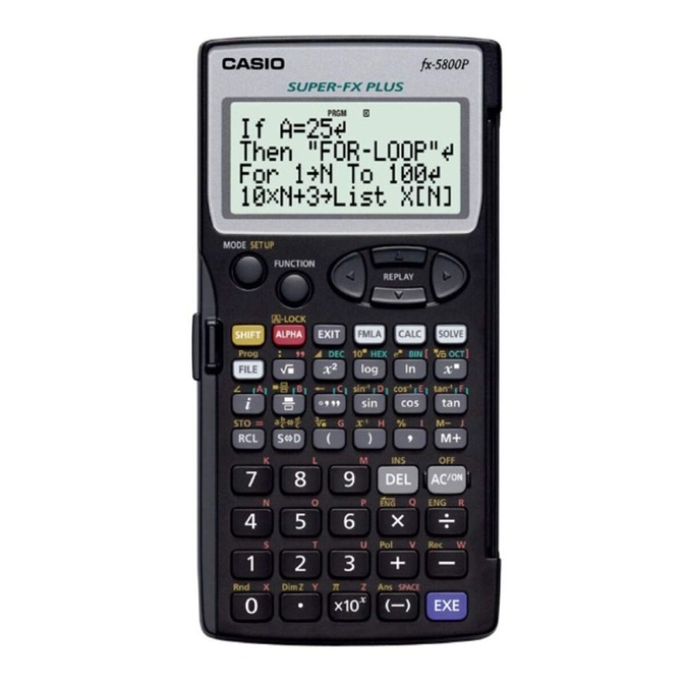 Scientific Calculator Casio FX-5800P-S-EH Black