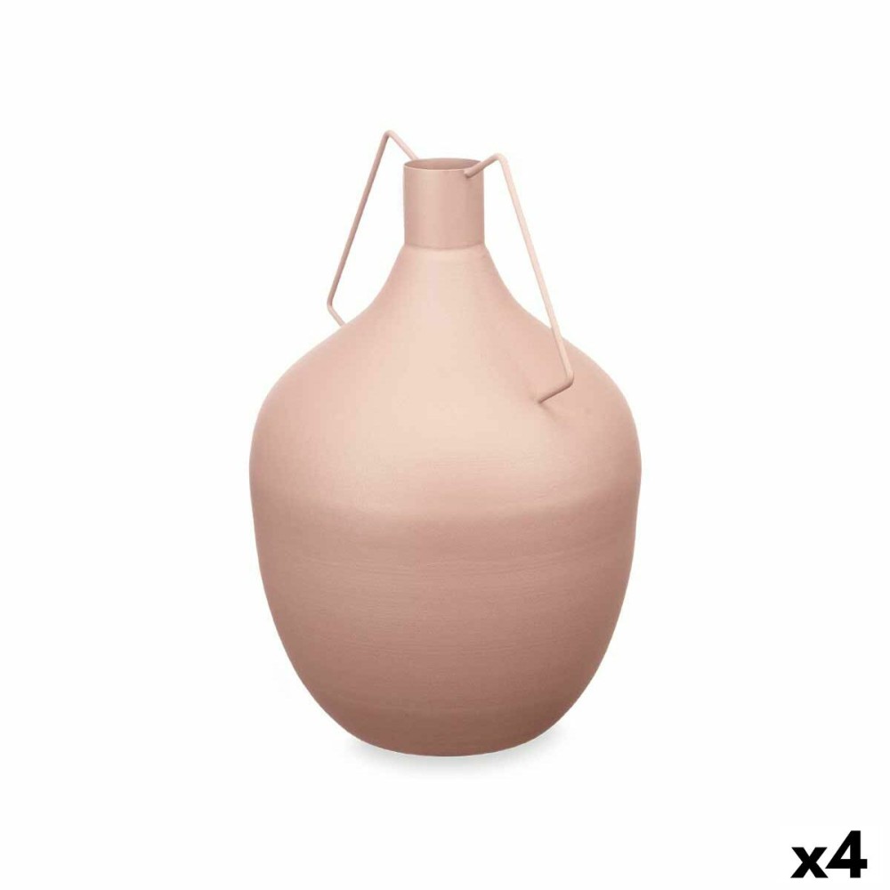 Vase Karaffe Sand Stahl 24 x 40 x 24 cm (4 Stück)