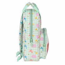 Schulrucksack Safta Granja Weiß Hellgrün 20 x 28 x 8 cm