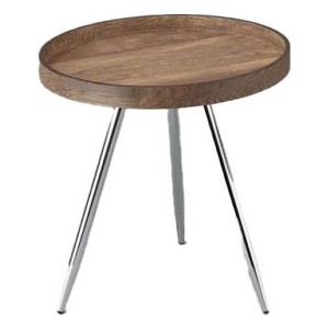 Side table DKD Home Decor Steel MDF Wood (45,8 x 45,8 x 47,5 cm)