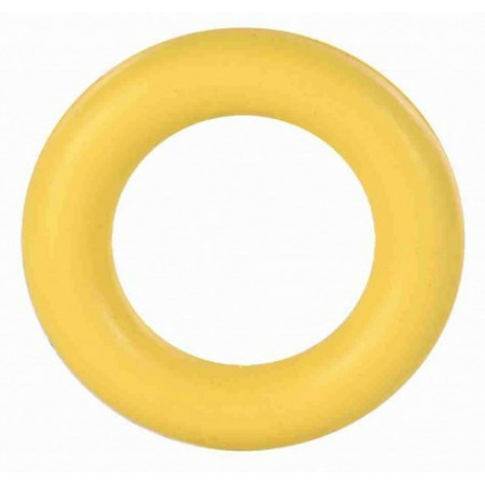 Jouet pour chien Trixie Ring Jaune Caoutchouc