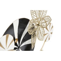 Decorative Figure DKD Home Decor Black Golden Metal Modern (62 x 9 x 61,6 cm)