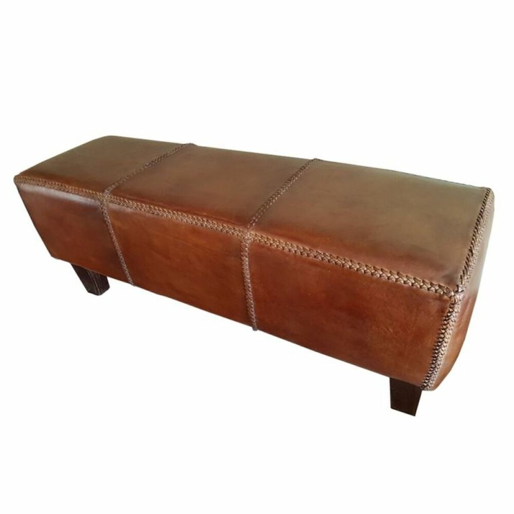 Banquette DKD Home Decor   Marron Aluminium Teck 120 x 46 x 41 cm 120 x 41 x 46 cm