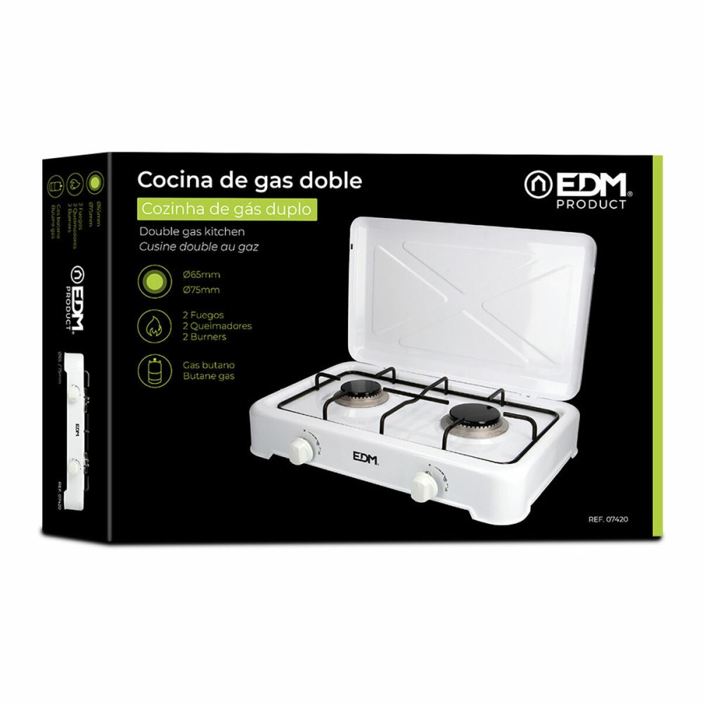 gas stove EDM 07420 46 x 30 x 12 cm