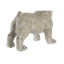 Figurine Décorative DKD Home Decor Finition vieillie Gris Résine Chien (19 x 39 x 28,5 cm)