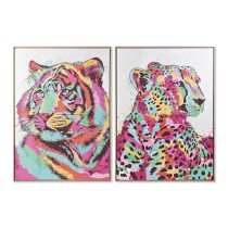 Bild DKD Home Decor 104 x 4,5 x 143,5 cm Tiger Moderne (2 Stück)