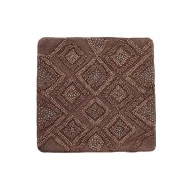 Housse de coussin DKD Home Decor Marron Losanges 50 x 1 x 50 cm