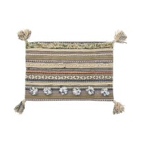 Housse de coussin DKD Home Decor 60 x 1 x 40 cm Multicouleur Frange