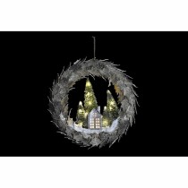 Weihnachtsgirlande DKD Home Decor LED Leicht Häuser 46 x 7,5 x 46 cm