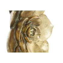 Wanddekoration DKD Home Decor Gold Blume 19,5 x 5,5 x 19,5 cm