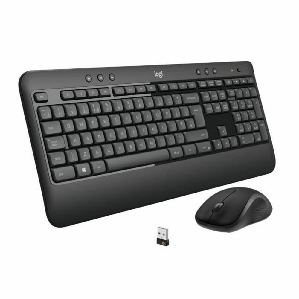 Keyboard and Wireless Mouse Logitech MK540 French Black Black/White AZERTY