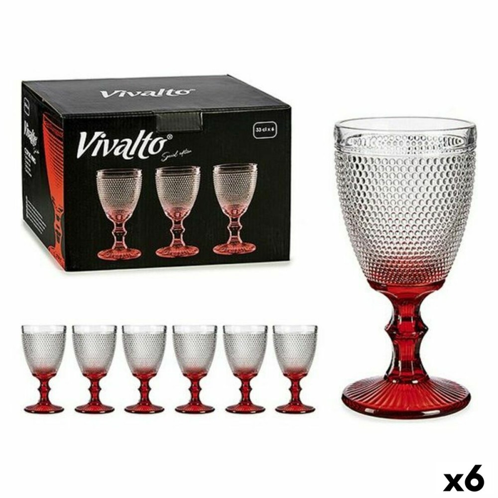 verre de vin Vivalto PR16809B/BHA6 330 ml (6 Unités)