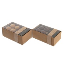 Kerzen-Set DKD Home Decor 36 g Urban (2 Stück) (12 Stück)