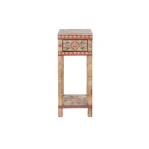 Table d'appoint DKD Home Decor Multicouleur Naturel Bois de manguier 30,5 x 31 x 80,5 cm