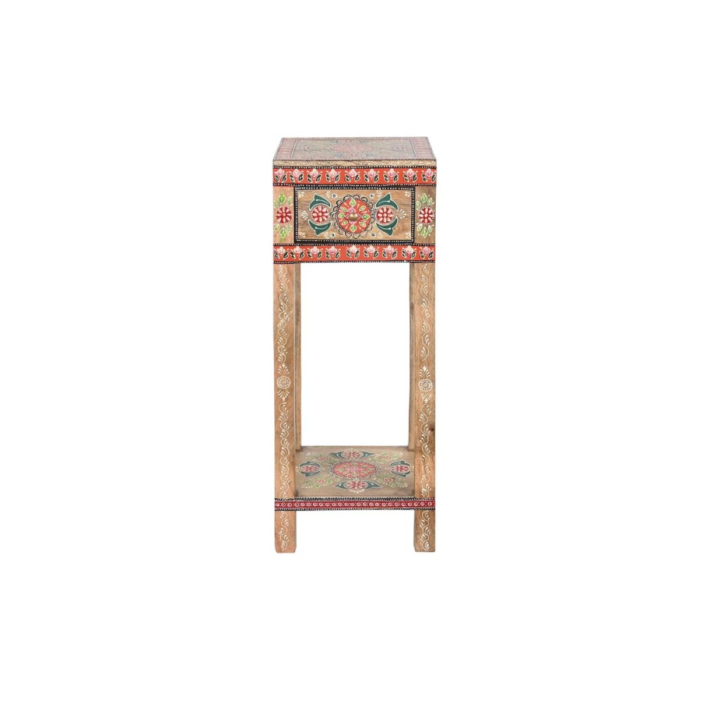 Side table DKD Home Decor Multicolour Natural Mango wood 30,5 x 31 x 80,5 cm