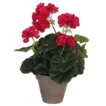 Plante décorative Mica Decorations 11,5 x 33 cm Rose PVC