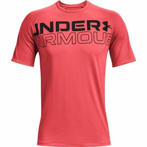 Herren Kurzarm-T-Shirt Under Armour Tech 2.0 Rot