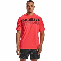 Herren Kurzarm-T-Shirt Under Armour Tech 2.0 Rot