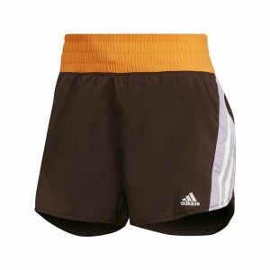 Short de Sport pour Femme Adidas Hyperglam Marron