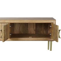 TV-Möbel DKD Home Decor Gold Braun Mango-Holz (147 x 40 x 60 cm)