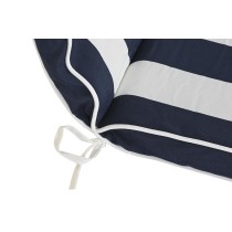 Cushion DKD Home Decor White Navy Blue Stripes 42 x 4 x 115 cm