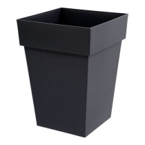 Plant pot EDA Tuscan Grey Dark grey polypropylene 39 x 39 x 53 cm