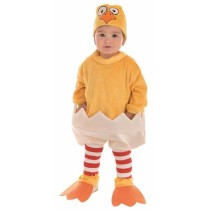 Déguisement pour Bébés 0-12 Mois Poulet Jaune (4 Pièces)