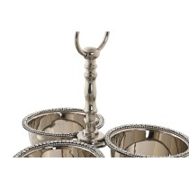 Centre de Table DKD Home Decor 24 x 24 x 18 cm Argenté Chrome