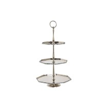 Centerpiece DKD Home Decor Silver Aluminium (28 x 28 x 47 cm)