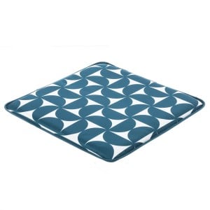 Coussin de chaise Amalfi 38 x 38 x 2,5 cm Bleu de Colbat