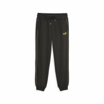 Pantalon de sport long Puma Ess+ Minimal Gold Noir Femme