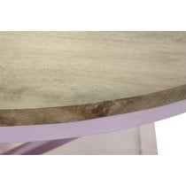 Table d'appoint DKD Home Decor Rose clair Fer Bois de manguier 116 x 72 x 110 cm