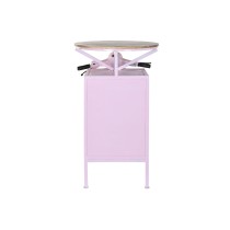 Side table DKD Home Decor Light Pink Iron Mango wood 116 x 72 x 110 cm