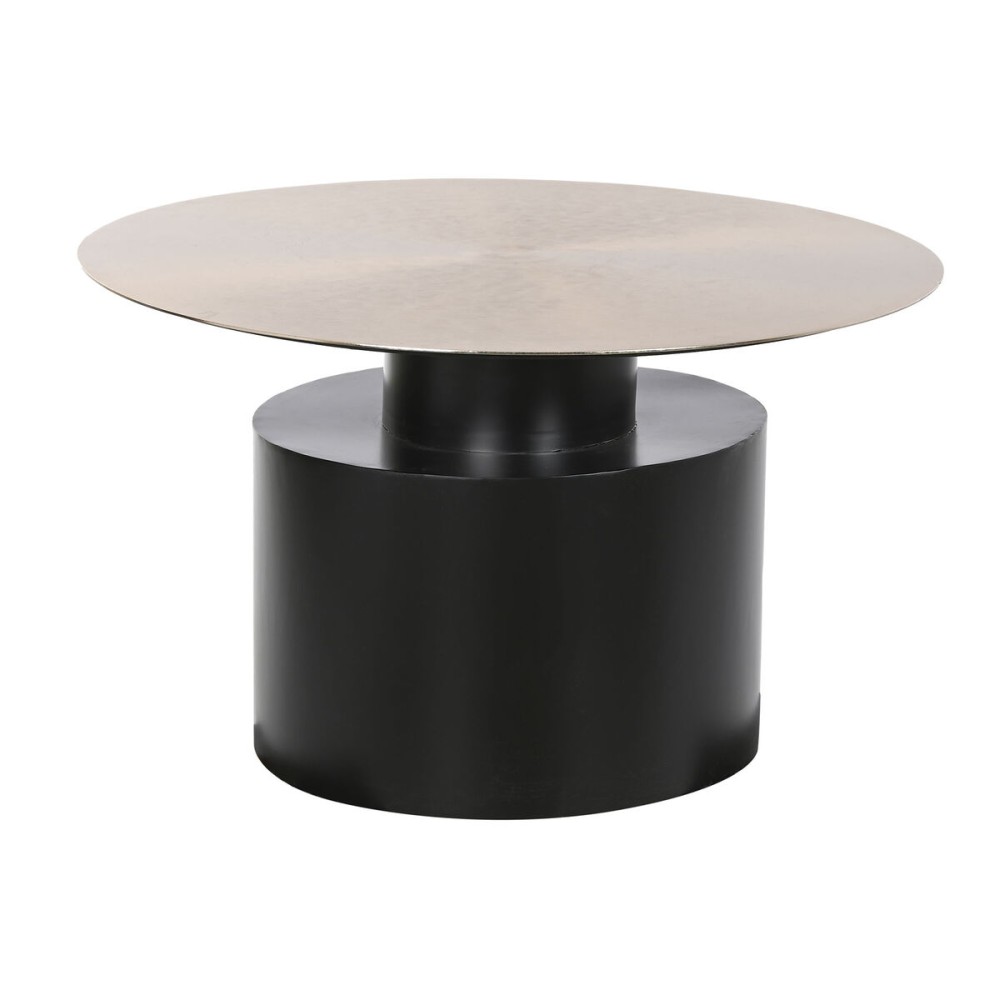 Table d'appoint DKD Home Decor 76 x 76 x 46 cm Noir Doré Fer