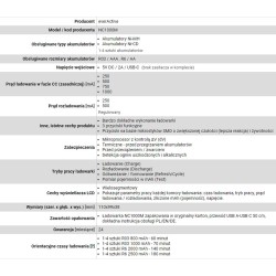 Batterieladegerät EverActive NC-1000M Schwarz/Weiß