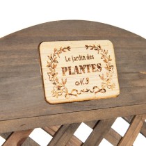 Planter 34 x 15 x 82 cm Natural Wood