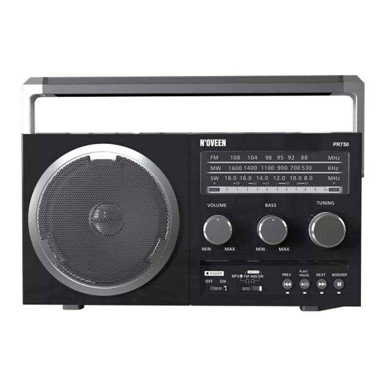 Radio N'oveen PR750 Schwarz