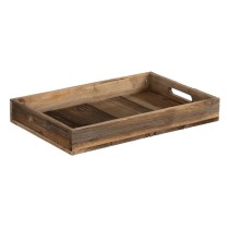 Plateau apéritif 48 x 32 x 6 cm Naturel Bois d'épicéa 3 Pièces