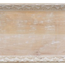 Plateau apéritif 45,5 x 30,5 x 5,5 cm Blanc Bois de manguier (2 Unités)